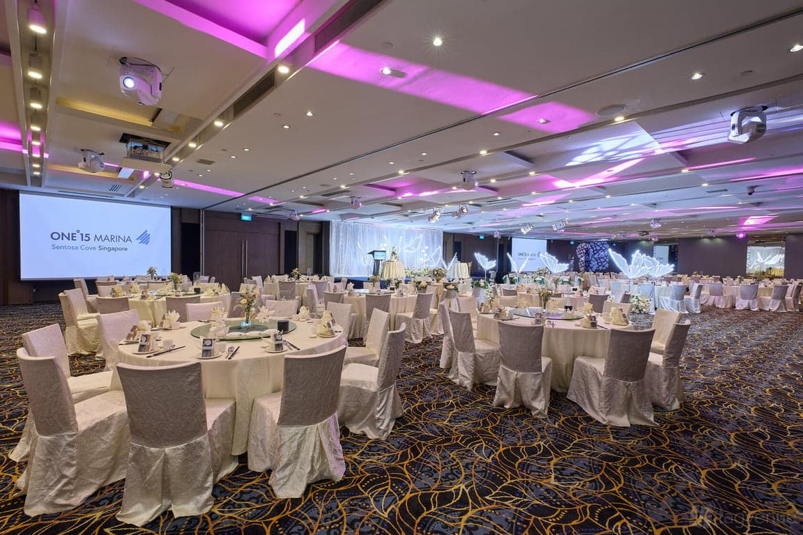Constellation Ballroom at ONE°15 Marina Sentosa Cove – Singapore wedding venue photo 8 of 19