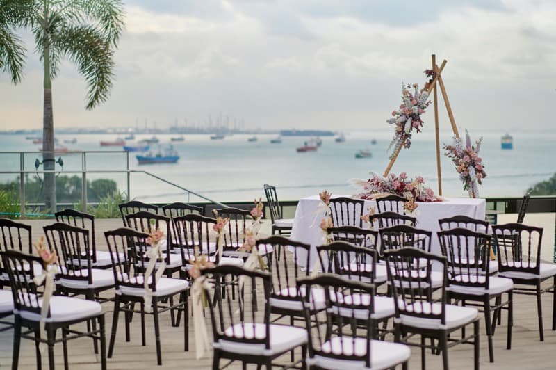 Sol & Ora at 1-Altitude Coast Rooftop Bar – Singapore wedding venue photo 4 of 4