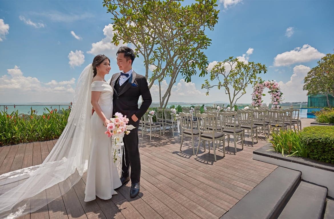 Poolside at Village Hotel Changi – Singapore wedding venue photo 18 of 18