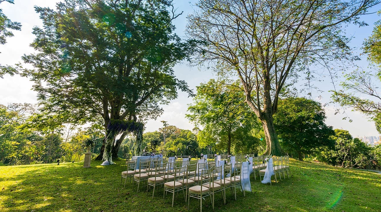 Garden Of Dreams (outdoor Solemnisation) at Capella Singapore – Singapore wedding venue photo 1 of 2