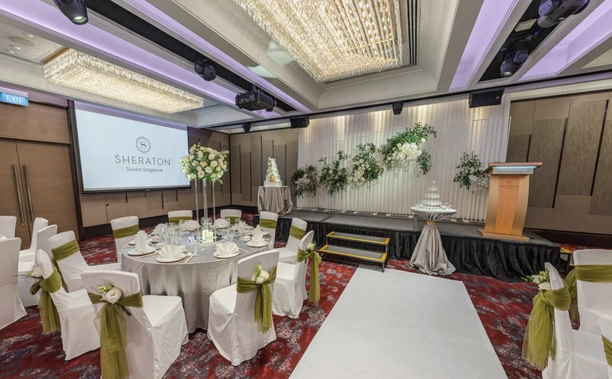 Ballroom 3 & 4 at Sheraton Towers Singapore – Singapore wedding venue photo 3 of 13