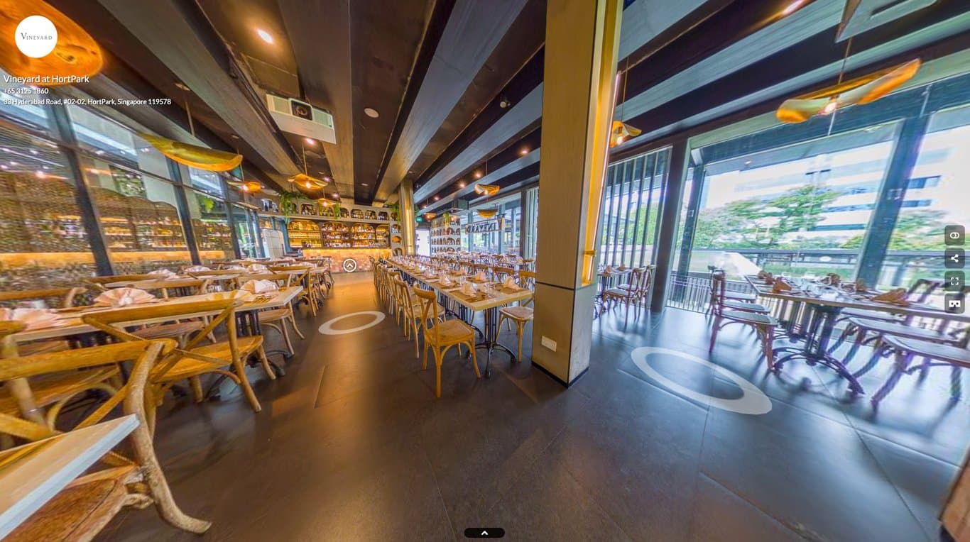 Indoor Dining Hall at Vineyard at HortPark – Singapore wedding venue photo 4 of 18