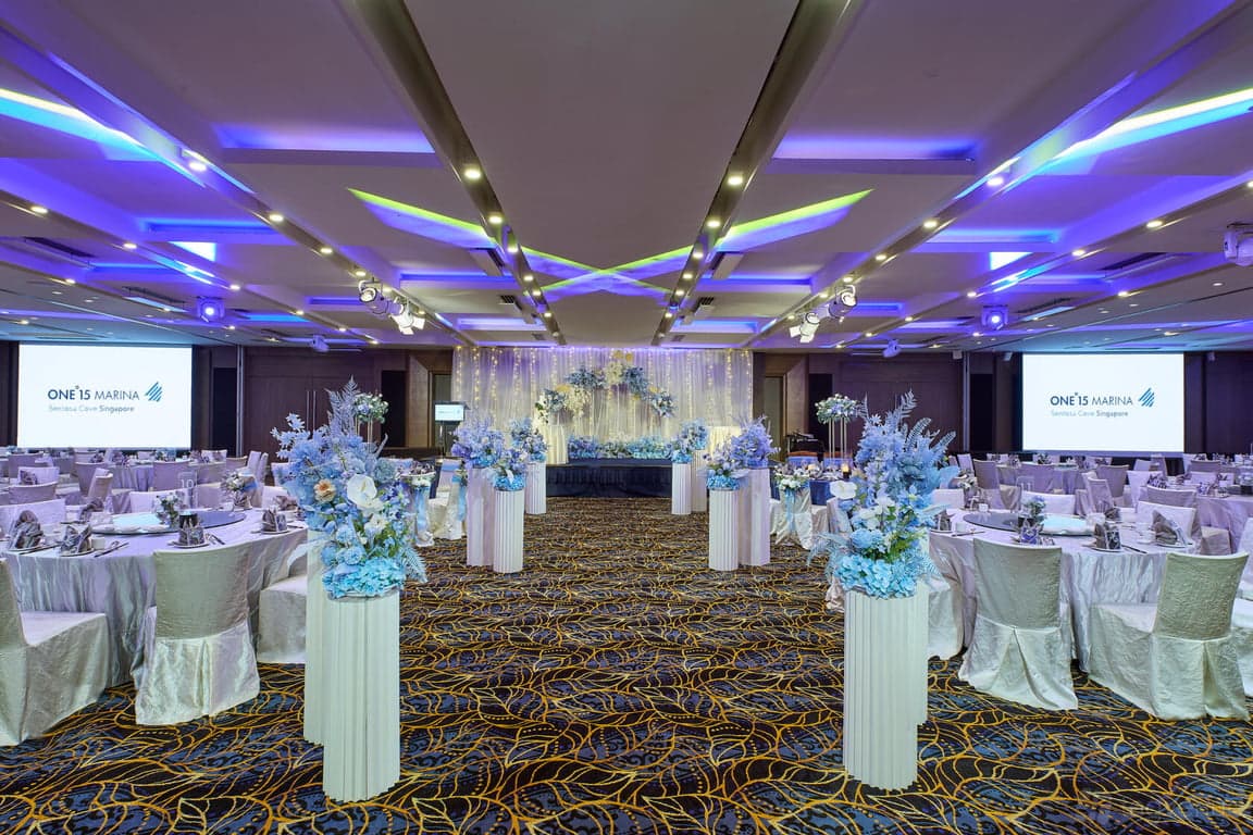 Constellation Ballroom at ONE°15 Marina Sentosa Cove – Singapore wedding venue photo 11 of 19
