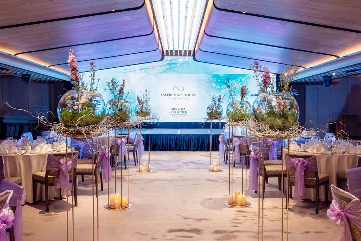 Garden Ballroom at Parkroyal Collection Marina Bay Singapore – Singapore wedding venue photo 6 of 11