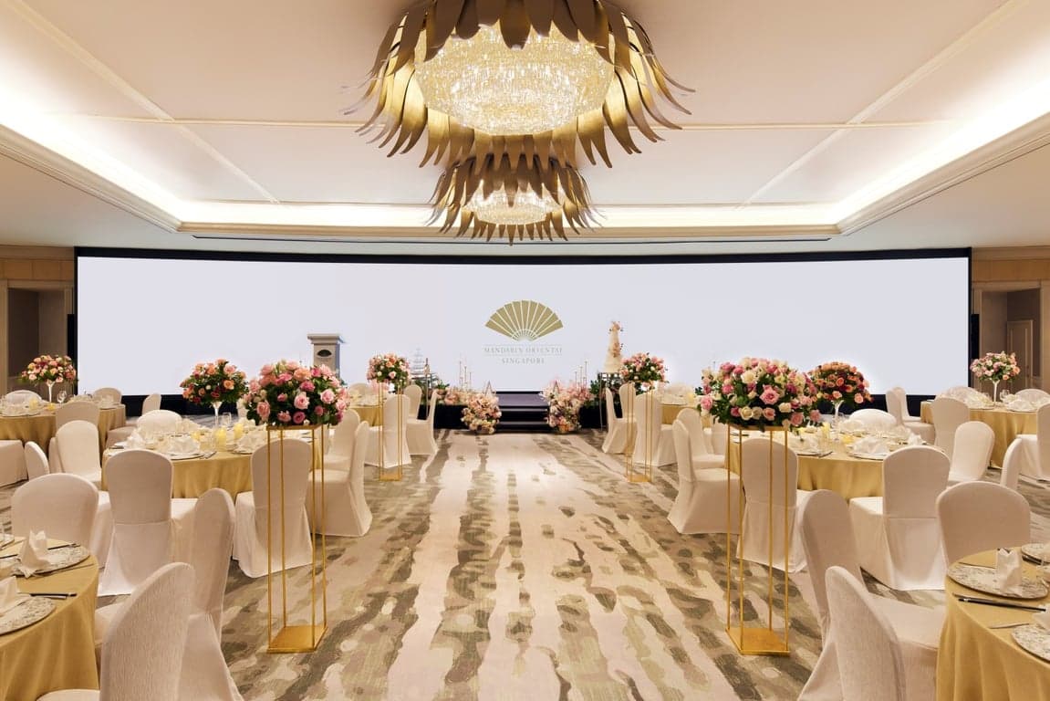 The Oriental Ballroom at Mandarin Oriental Singapore – Singapore wedding venue photo 6 of 7