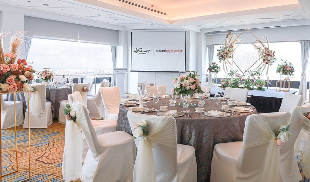 Skai Suites at Fairmont Singapore and Swissôtel The Stamford – Singapore wedding venue photo 11 of 14