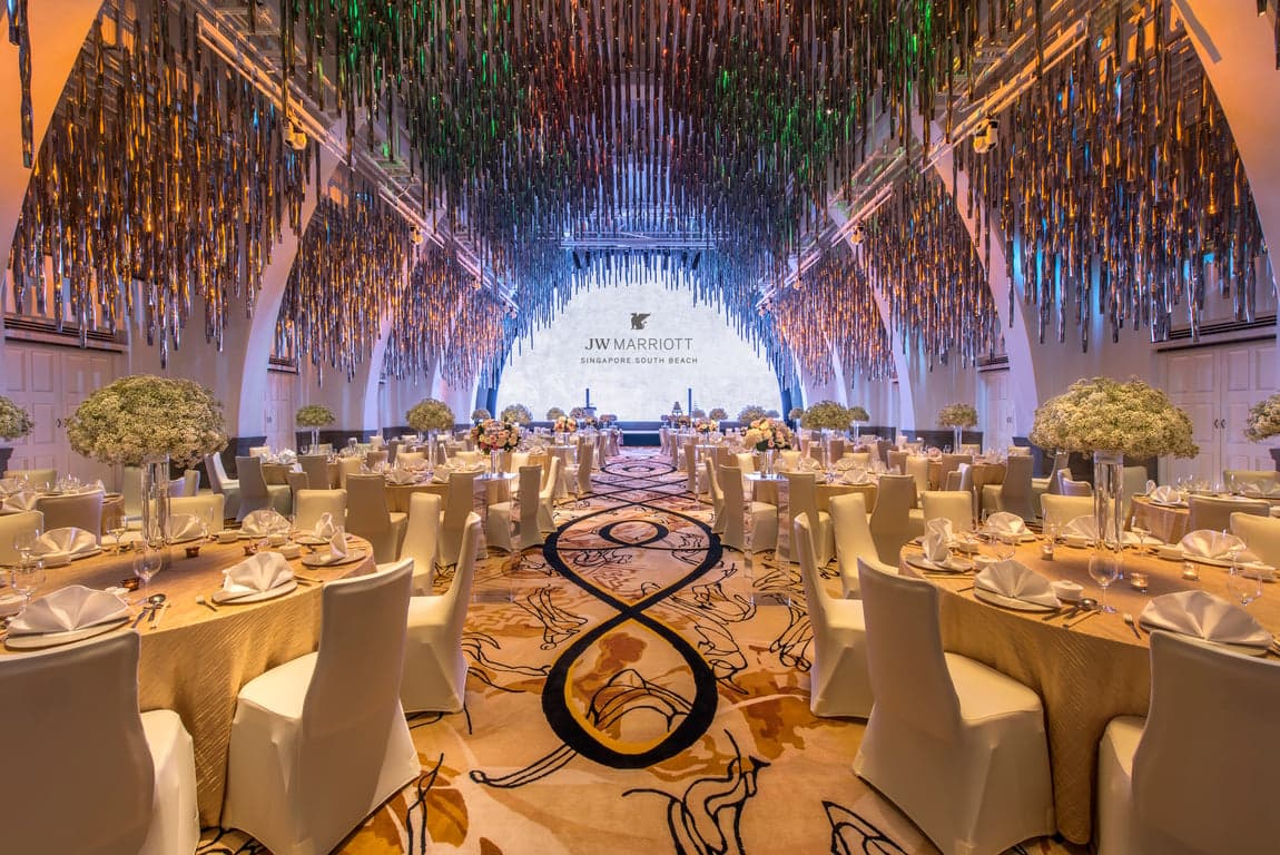Grand Ballroom at JW Marriott Hotel Singapore South Beach – Singapore wedding venue photo 1 of 6