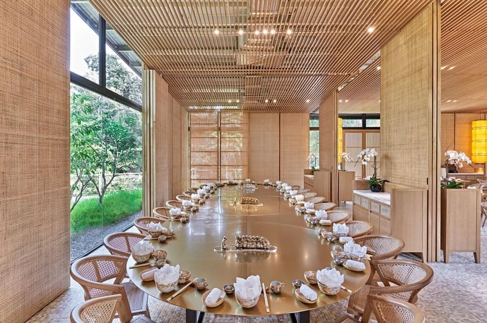 Main Dining Hall + Extended Dining Area at Min Jiang (Dempsey) – Singapore wedding venue photo 3 of 5