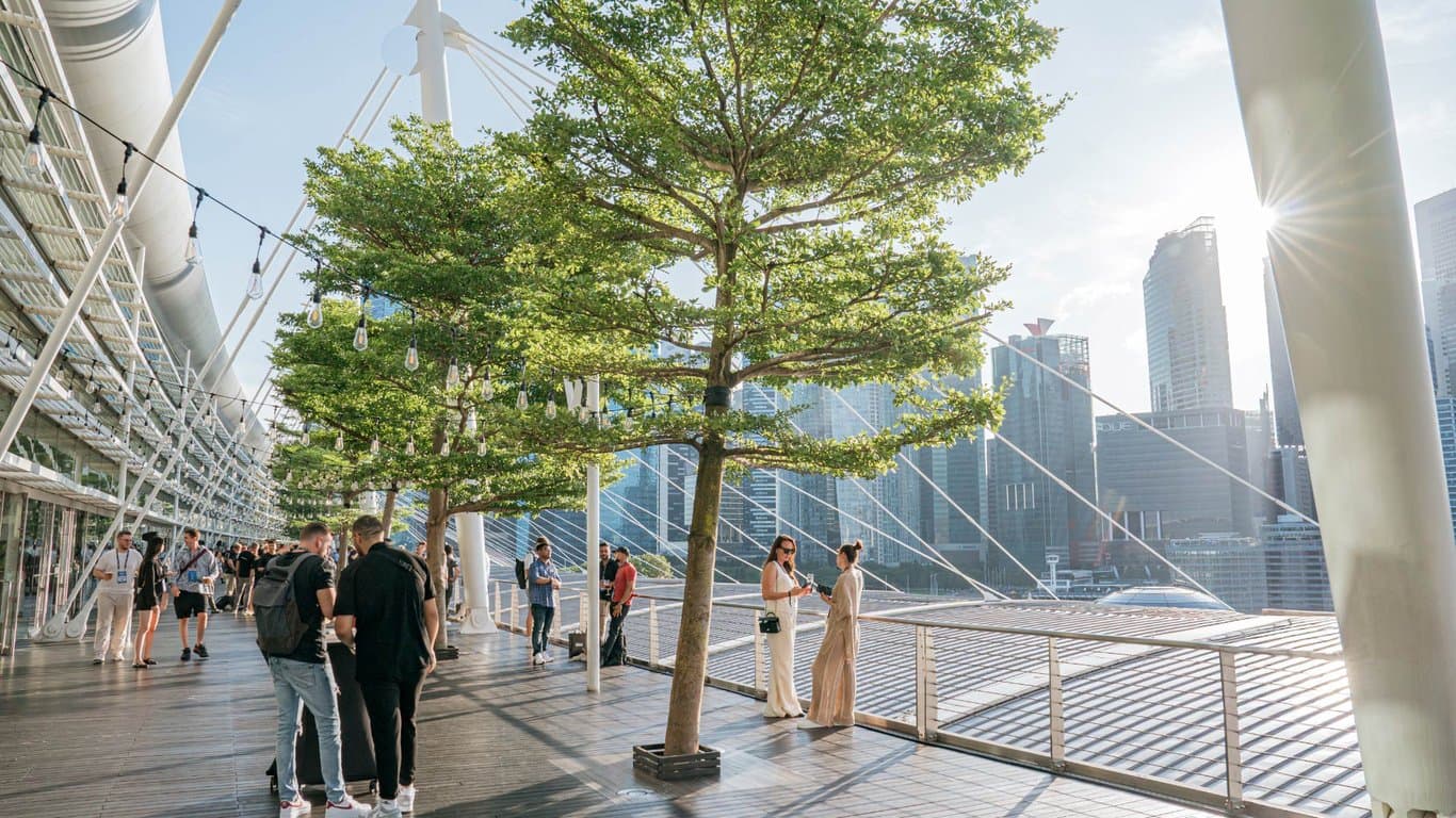 Ballroom + Outdoor Garden Walk Solemnisation at Marina Bay Sands Singapore – Singapore wedding venue photo 2 of 15