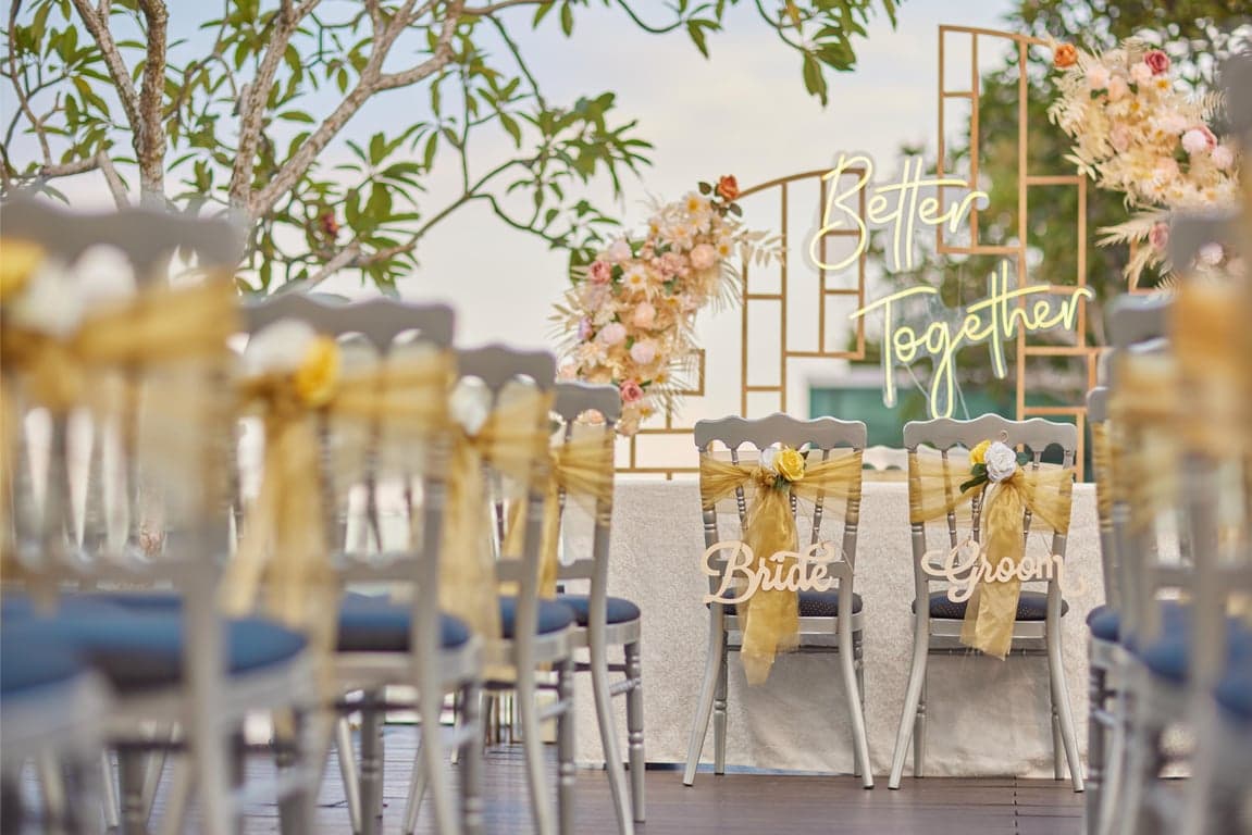 Poolside at Village Hotel Changi – Singapore wedding venue photo 16 of 18