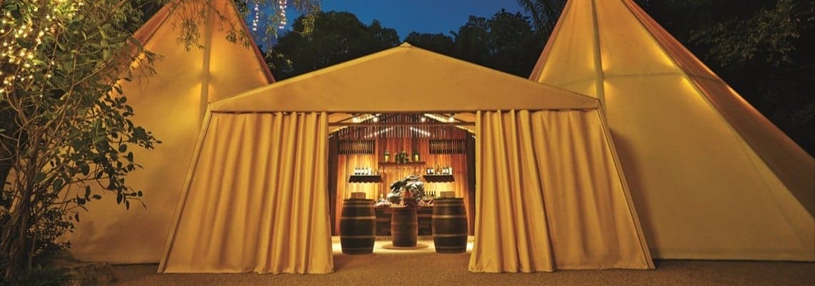 Tipi Tent At Night Safari at Mandai Wildlife Reserve – Singapore wedding venue photo 1 of 3