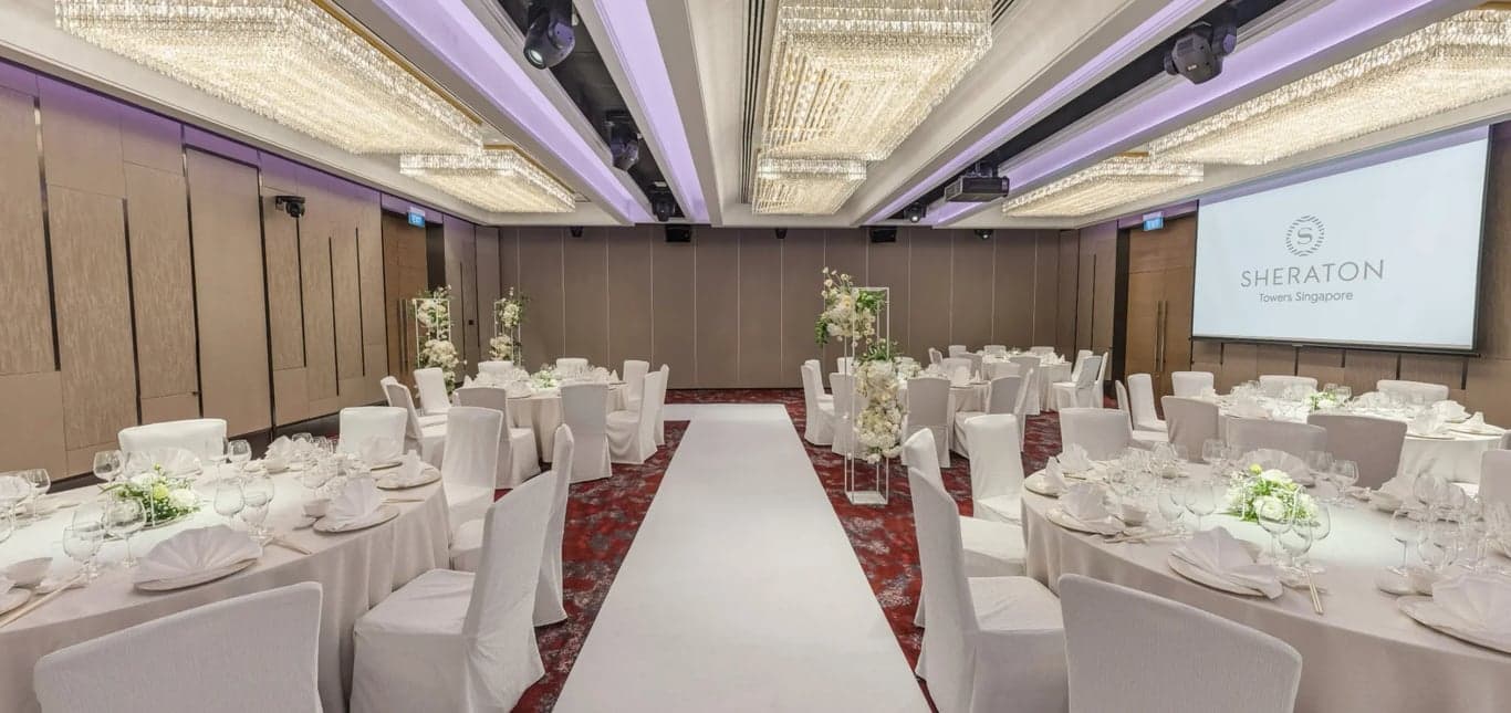 Ballroom 3 & 4 at Sheraton Towers Singapore – Singapore wedding venue photo 4 of 13