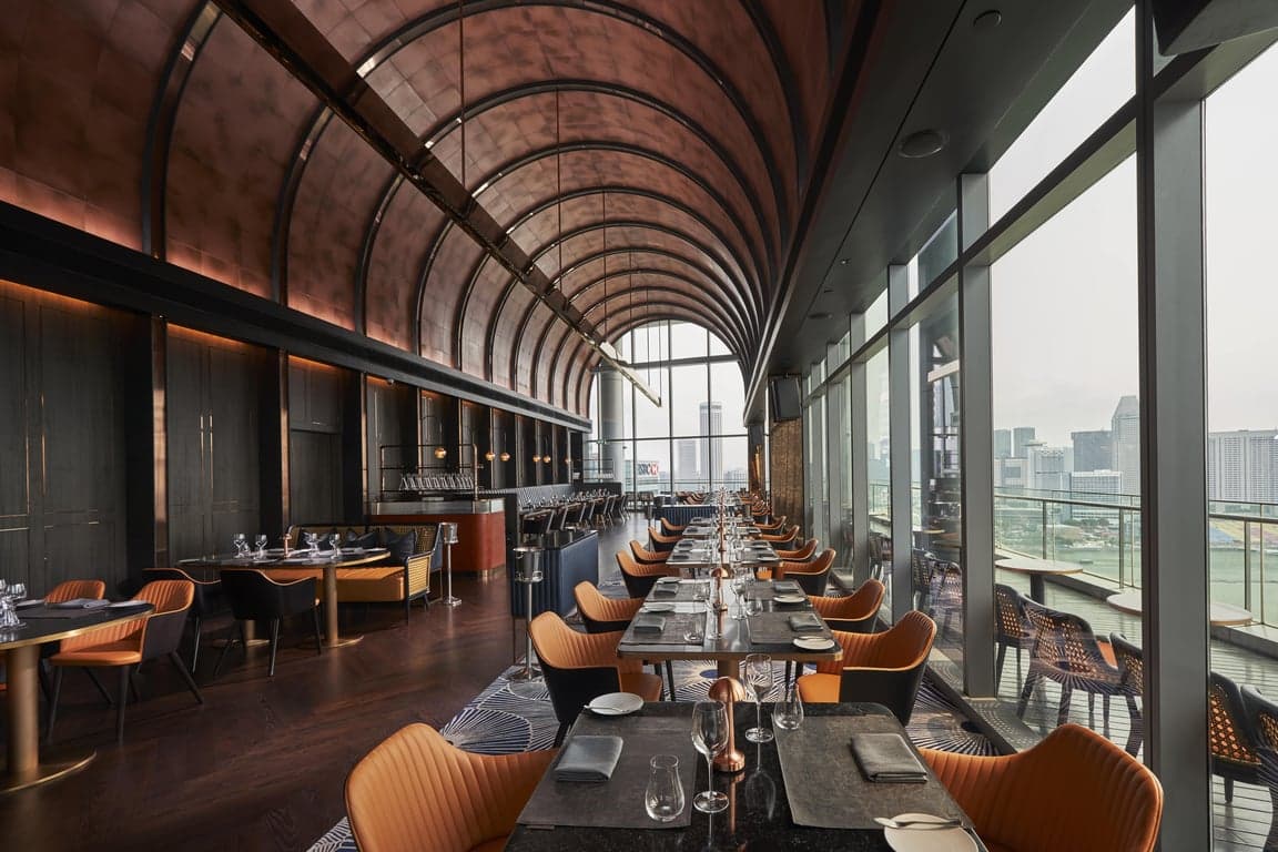Indoor Main Dining Hall at VUE – Singapore wedding venue photo 2 of 2