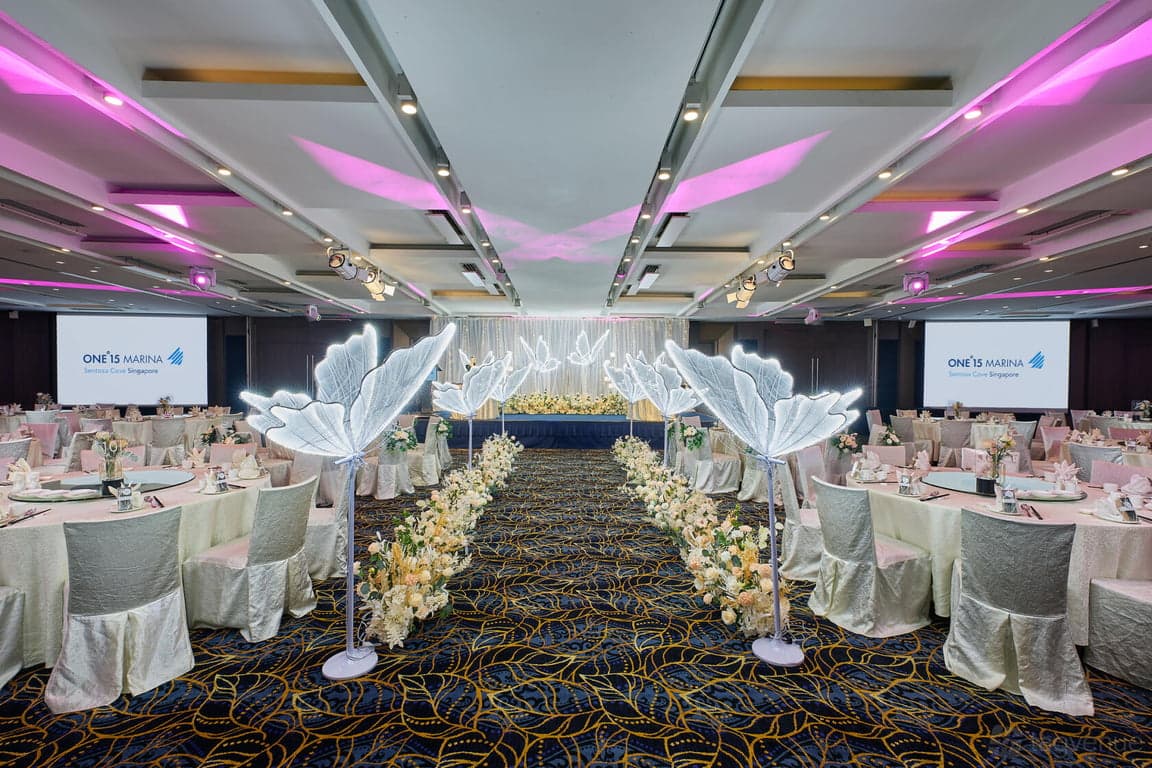 Constellation Ballroom at ONE°15 Marina Sentosa Cove – Singapore wedding venue photo 6 of 19