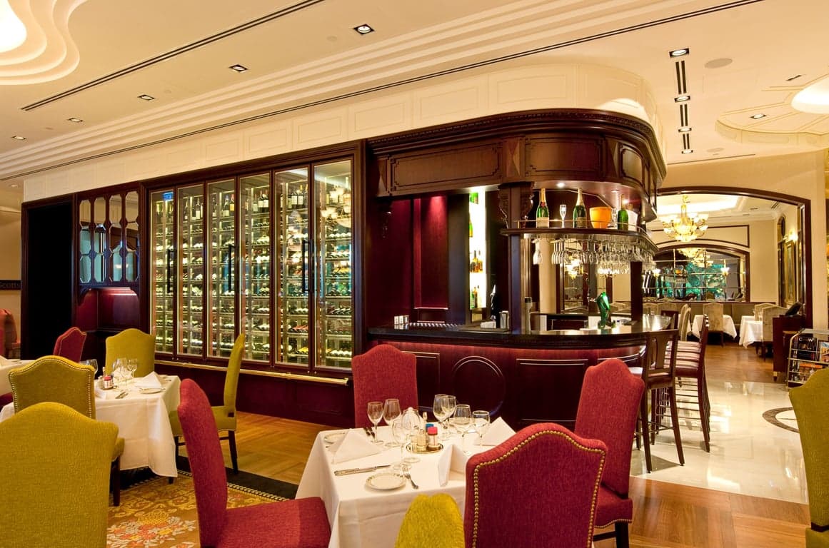 Main Dining Hall With Private Dining Rooms at Lawry's The Prime Rib Singapore – Singapore wedding venue photo 3 of 3