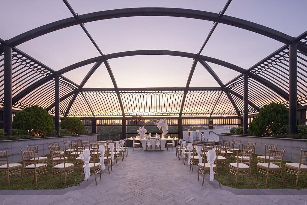 Rooftop Sky Garden at Grand Park City Hall – Singapore wedding venue photo 1 of 6