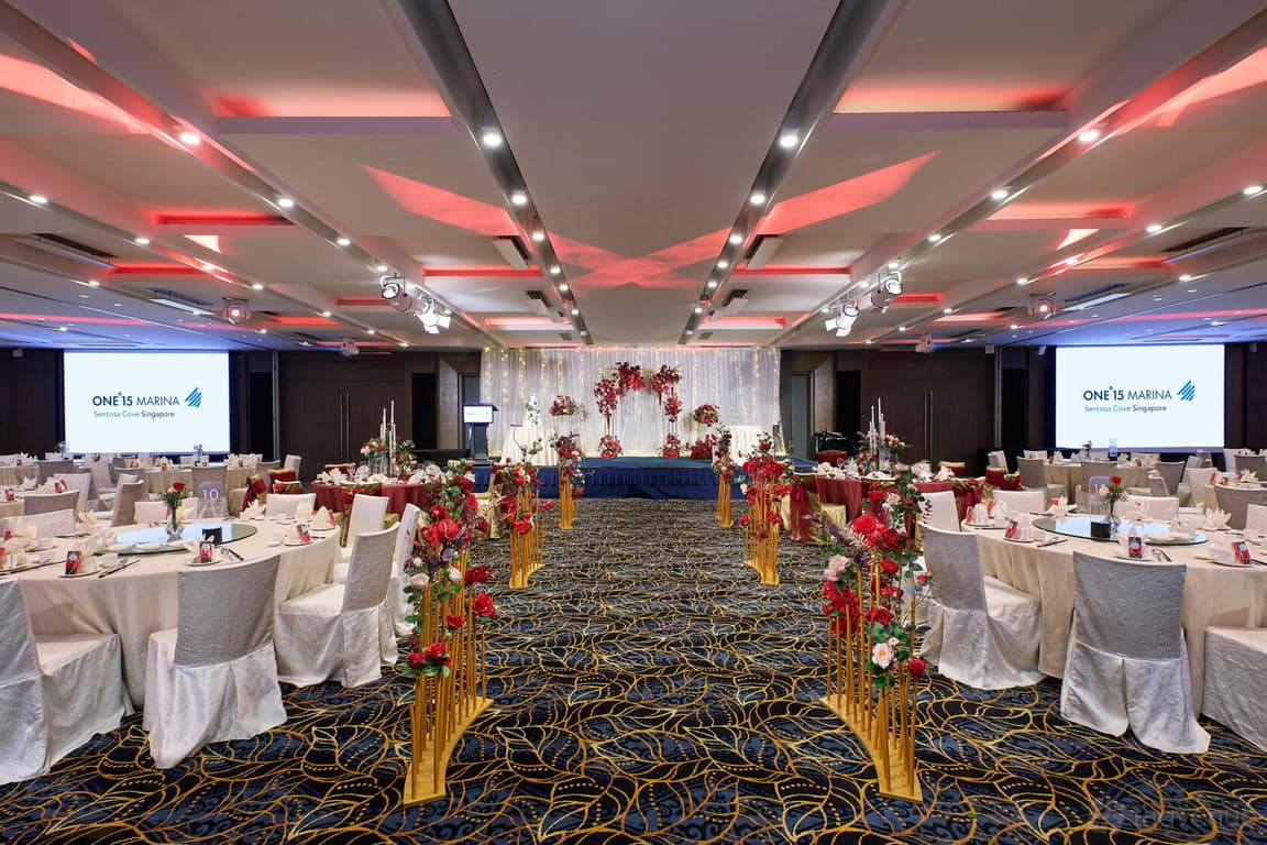 Constellation Ballroom at ONE°15 Marina Sentosa Cove – Singapore wedding venue photo 7 of 19